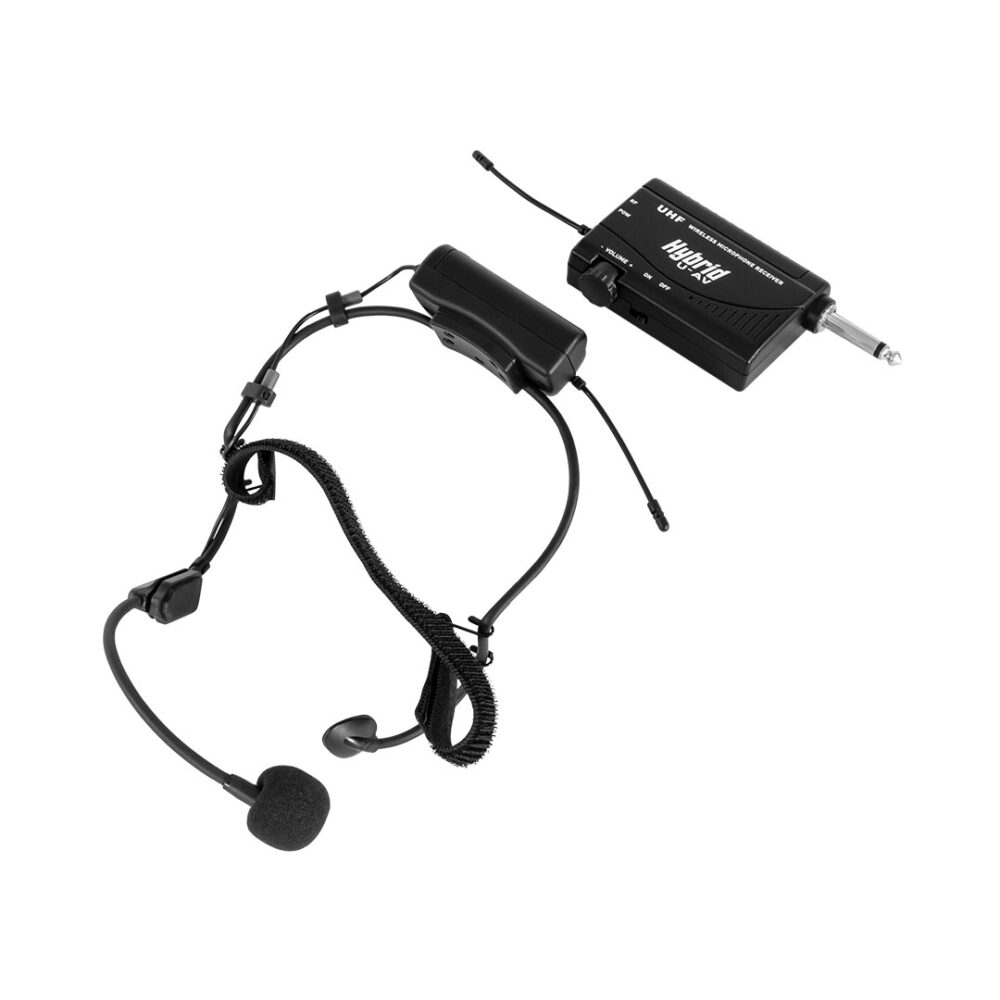 Hybrid U-AV Cordless Headset Microphone