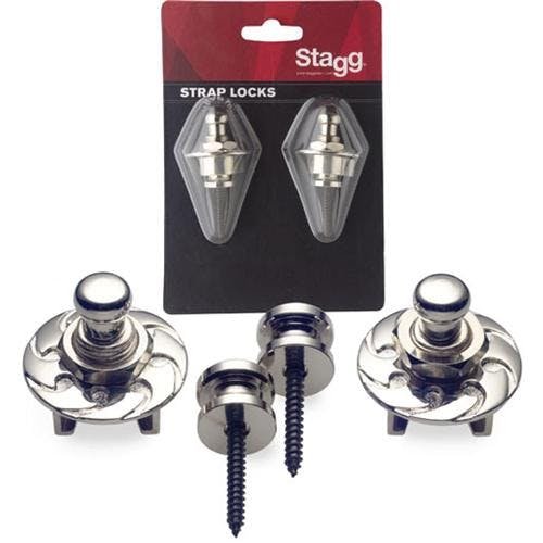 Stagg SSL1 CR Chrome Strap Locks
