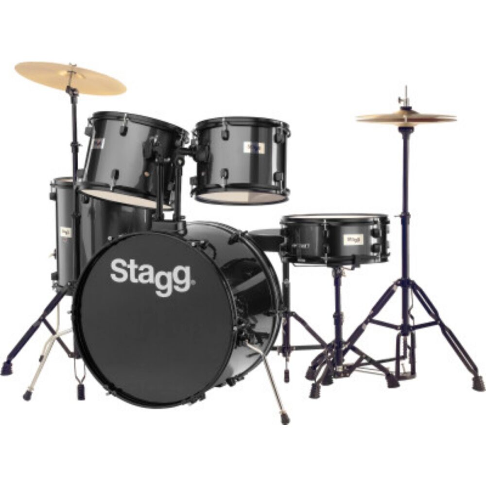 Stagg TIM122B BK 5-Piece Drum Set