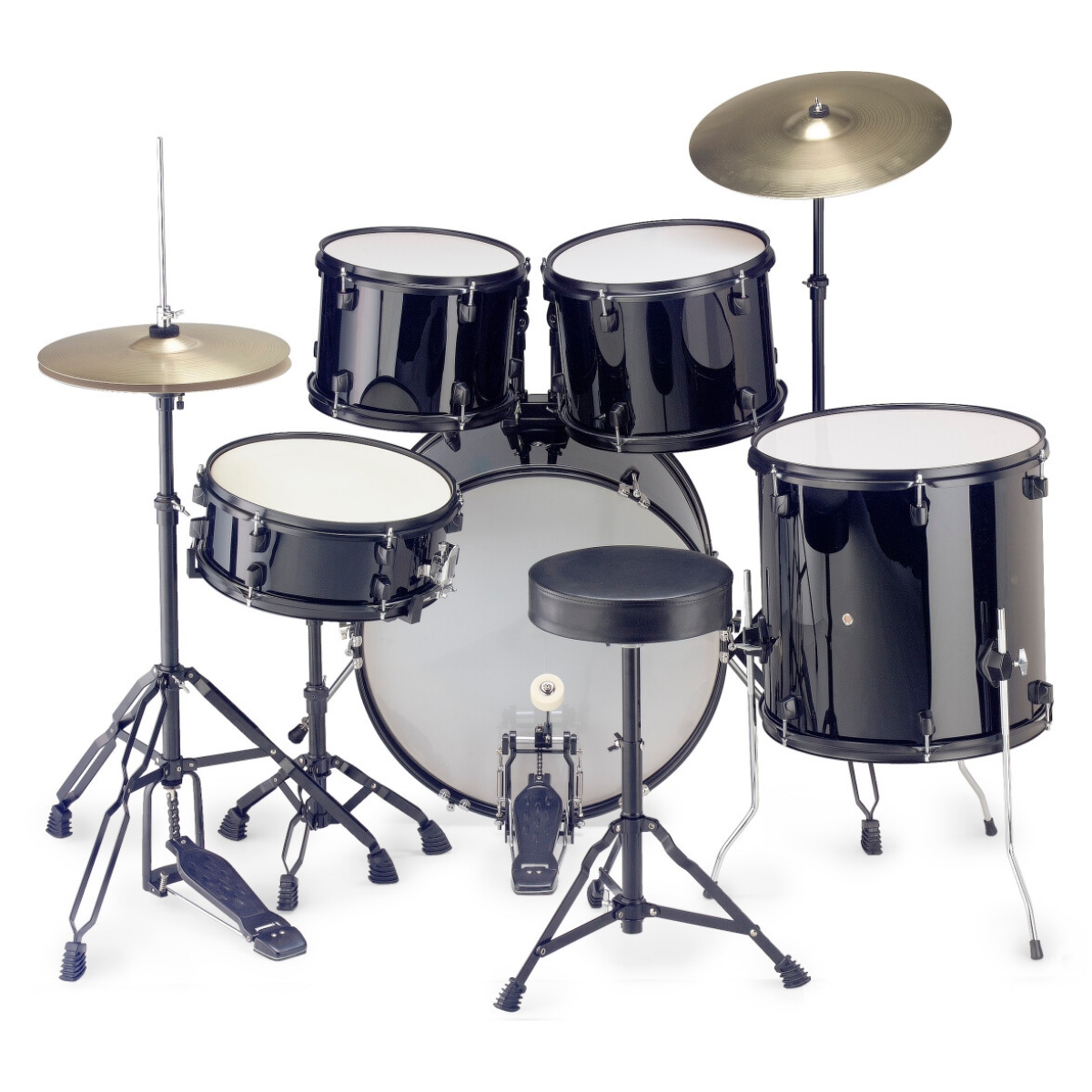Stagg TIM122B BK 5-Piece Drum Set