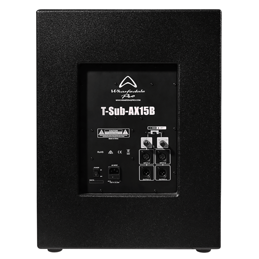 Wharfedale Pro T-SUB-AX15B Active Subwoofer - Oosthavens Music