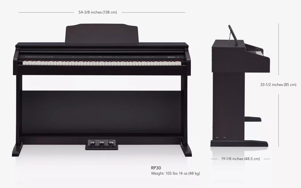 Roland RP30 Digital Cabinet Piano - Oosthavens Music