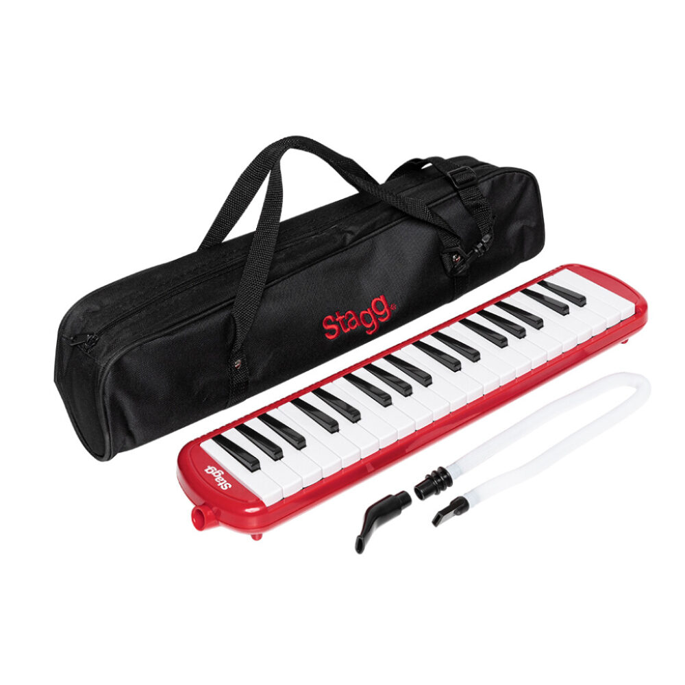 Stagg 37-Key Melodica Red