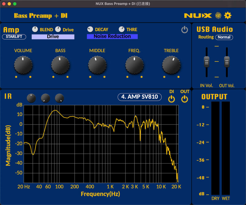 NUX MLD Bass Preamp + DI
