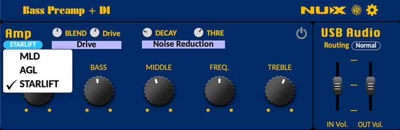 NUX MLD Bass Preamp + DI