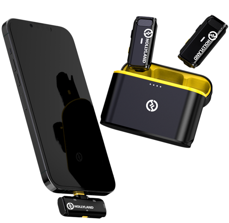 Hollyland Lark C1 Wireless Lavalier Microphone iOS