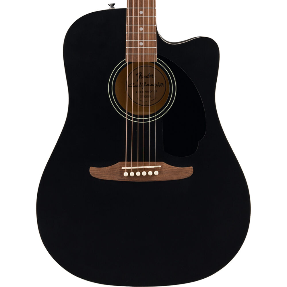 Fender California Debut Redondo CE Acoustic Guitar - Black