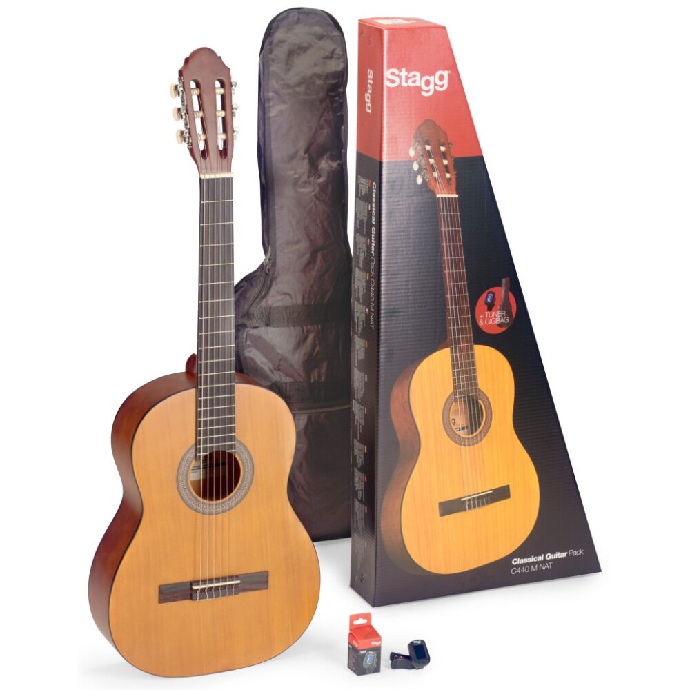 Stagg C410 M NAT PACK 1/2 Size Classical Guitar Pack