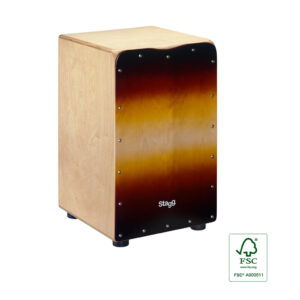 Stagg CAJ-50M-SB Standard Birch Cajon with Gig Bag - Sunburst