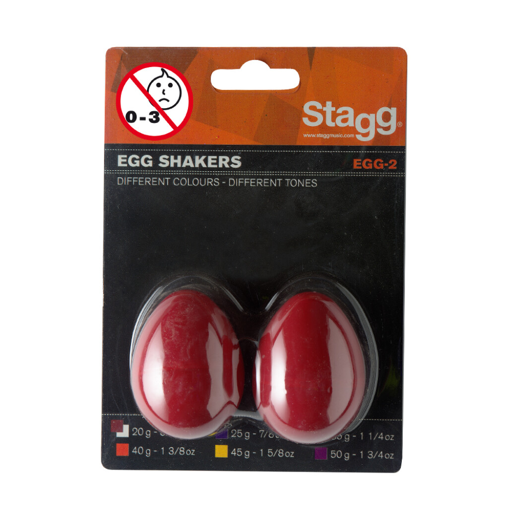 Stagg EGG-2 RD Red Egg Shakers