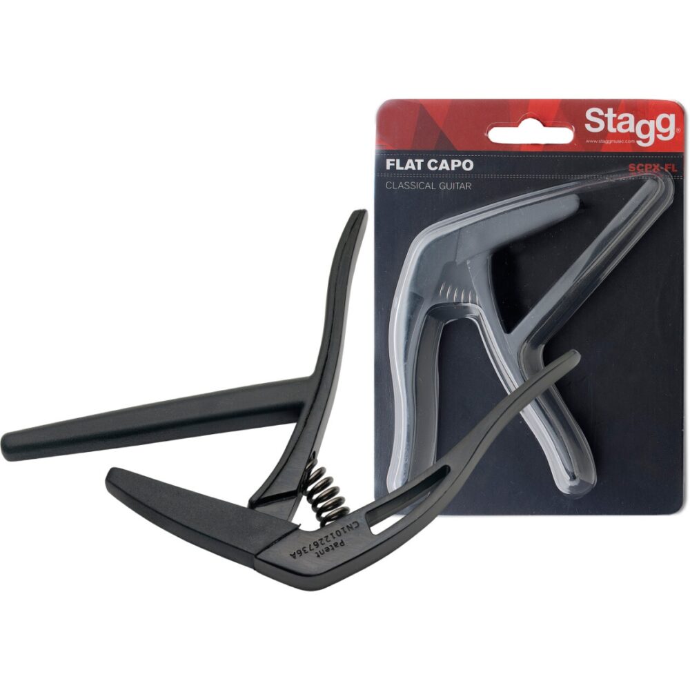 Stagg SCPX-FL BK Classical Guitar Capo