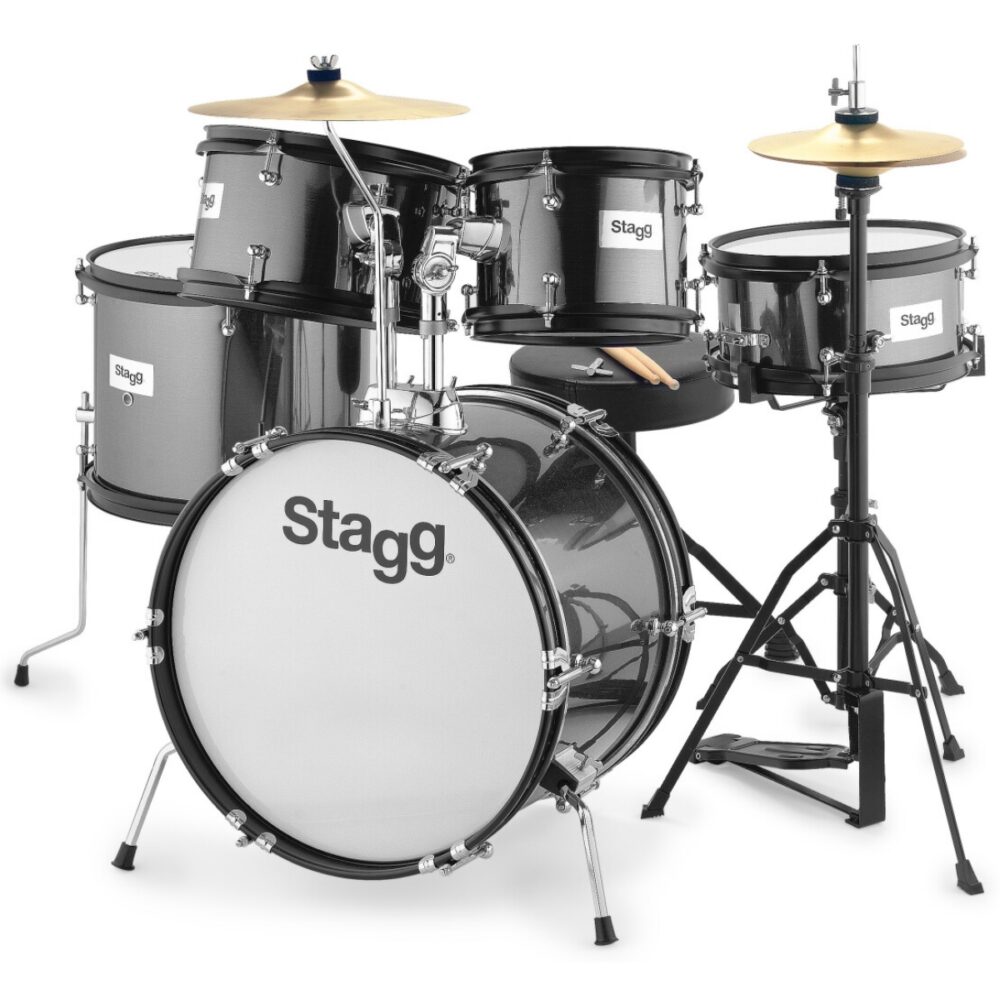 Stagg TIM JR 5/16 BK 5-Piece Junior Drum Set