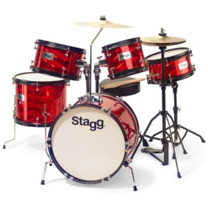 Stagg TIM JR 5/16 RD 5-Piece Junior Drum Set