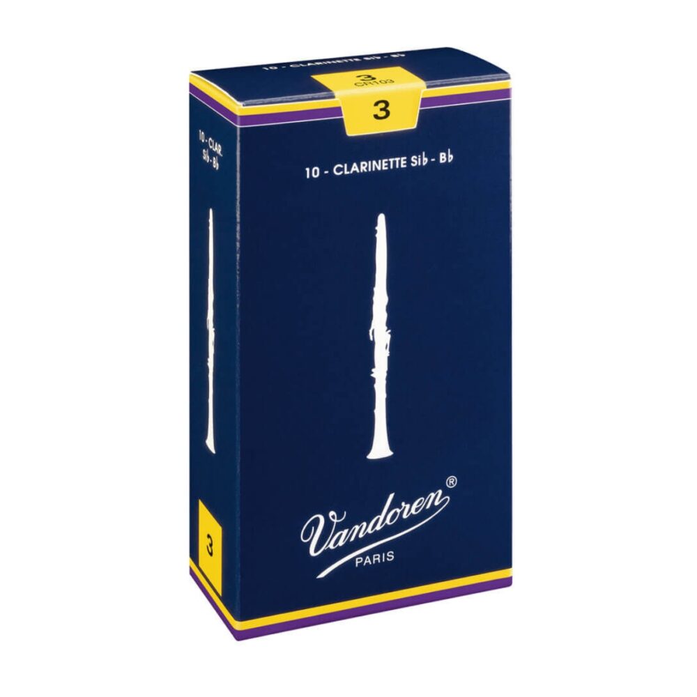Vandoren Traditional Bb Clarinet Reeds (Blue Box)