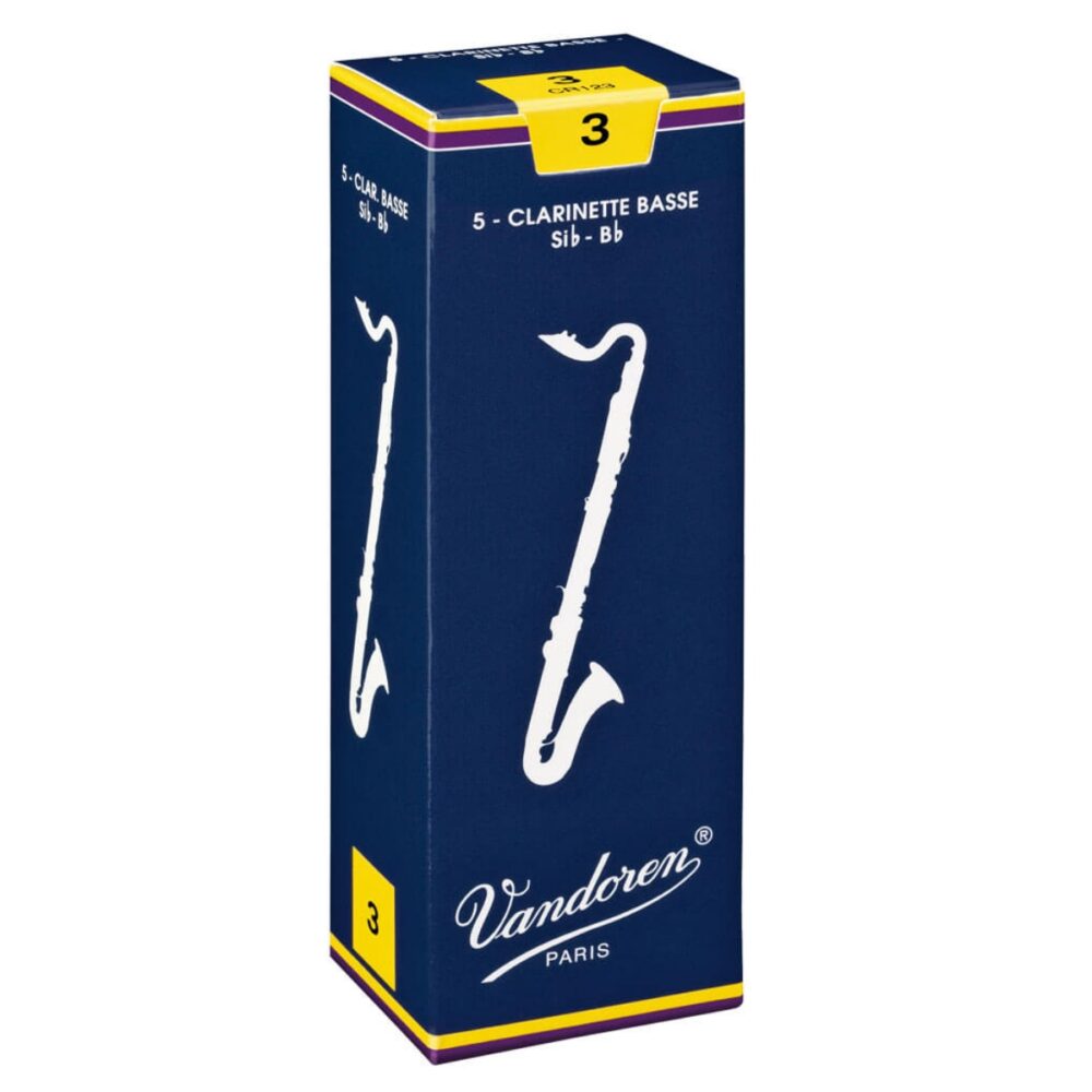 Vandoren Traditional Bass Clarinet Reeds (Blue Box)