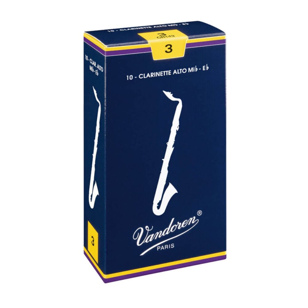 Vandoren Traditional Alto Clarinet Reeds (Blue Box)