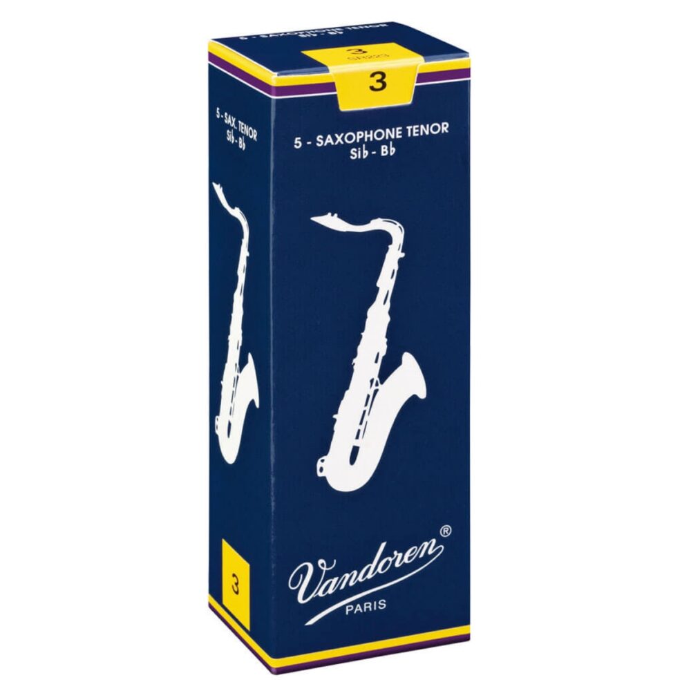 Vandoren Traditional Tenor Saxophone Reeds (Blue Box)