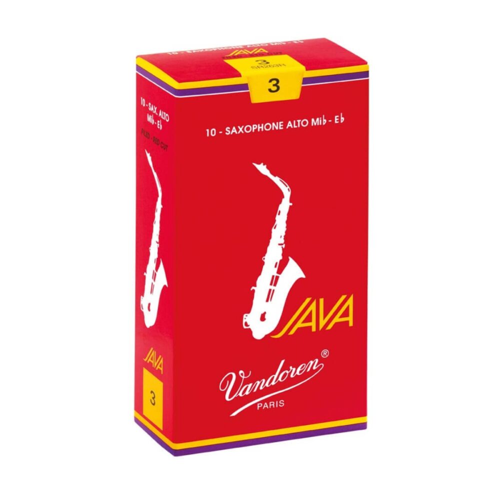 Vandoren JAVA "Filed - Red Cut" Alto Saxophone Reeds